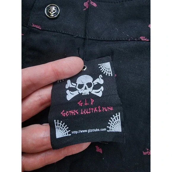 Goth Lolita & Punk Pants Womens Large NWT‎ Y2K Inspired Harajuku Belts Bondage - Picture 3 of 13